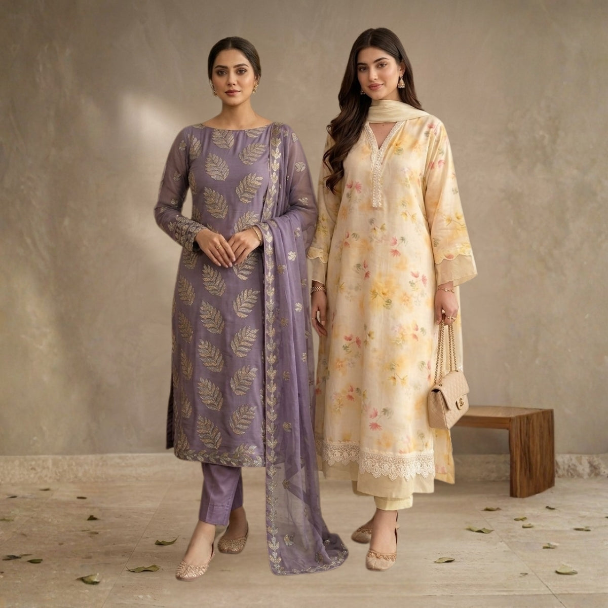 Women’s Kurta Set with Dupatta (KD-1)